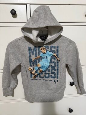 Lionel Messi Soccer Boys' Hooded Sweatshirt